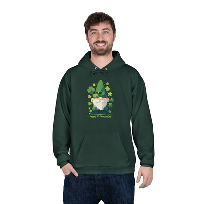 St. Patrick's Day Gnome Green Hoodie