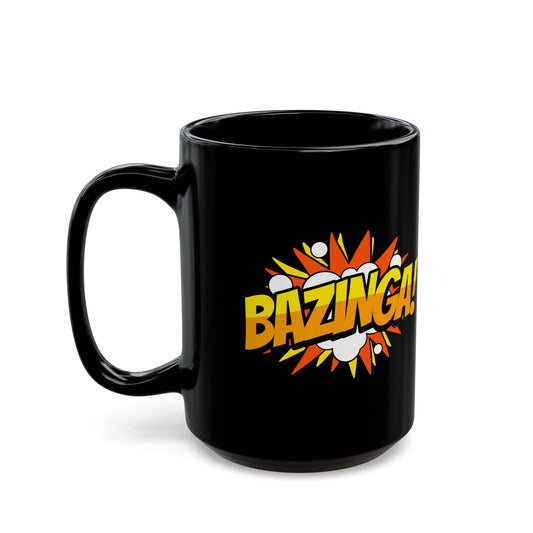 Bazinga Black Mug