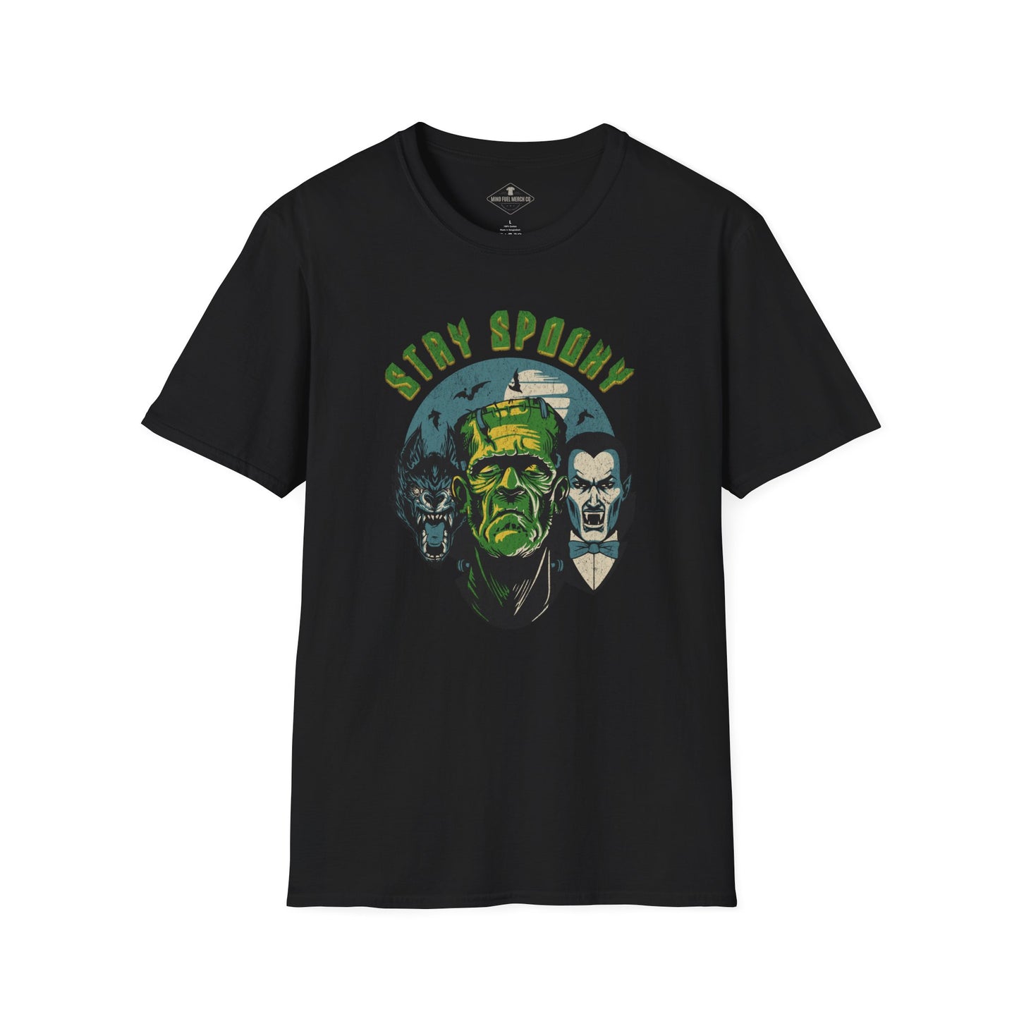Stay Spooky Halloween Black T-Shirt