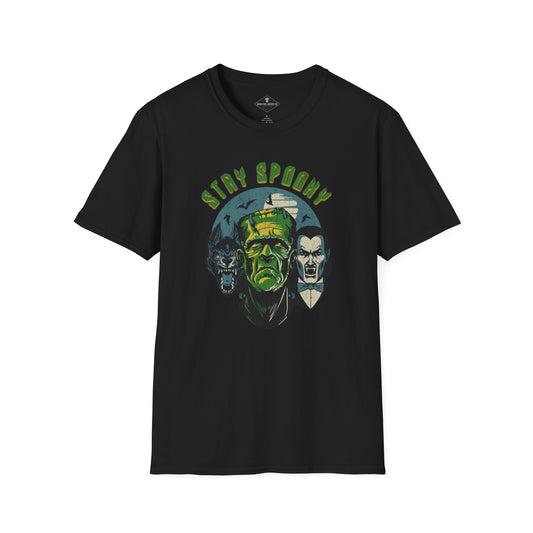 Stay Spooky Halloween Black T-Shirt