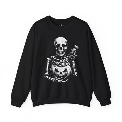 Halloween Skeleton Black Sweatshirt