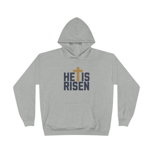 He Is Risen Grey Hoodie