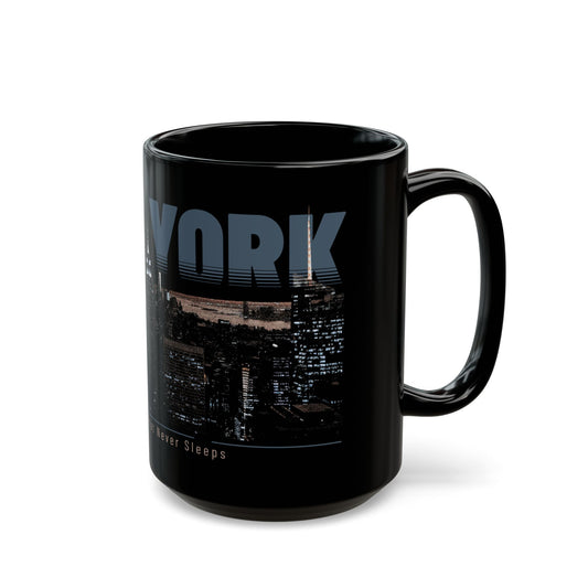 New York City Black Mug