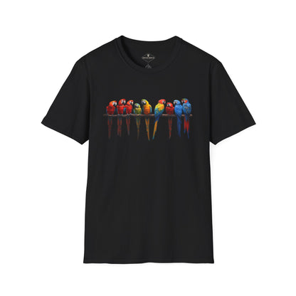 Parrots Black T-Shirt