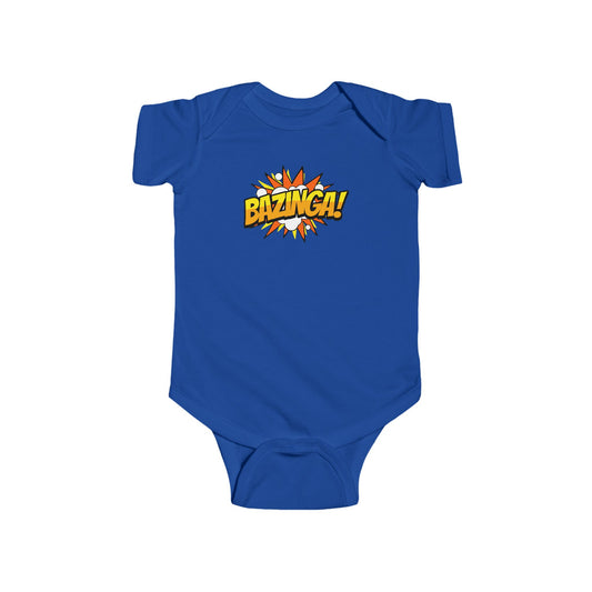 Bazinga Blue Baby Onesie