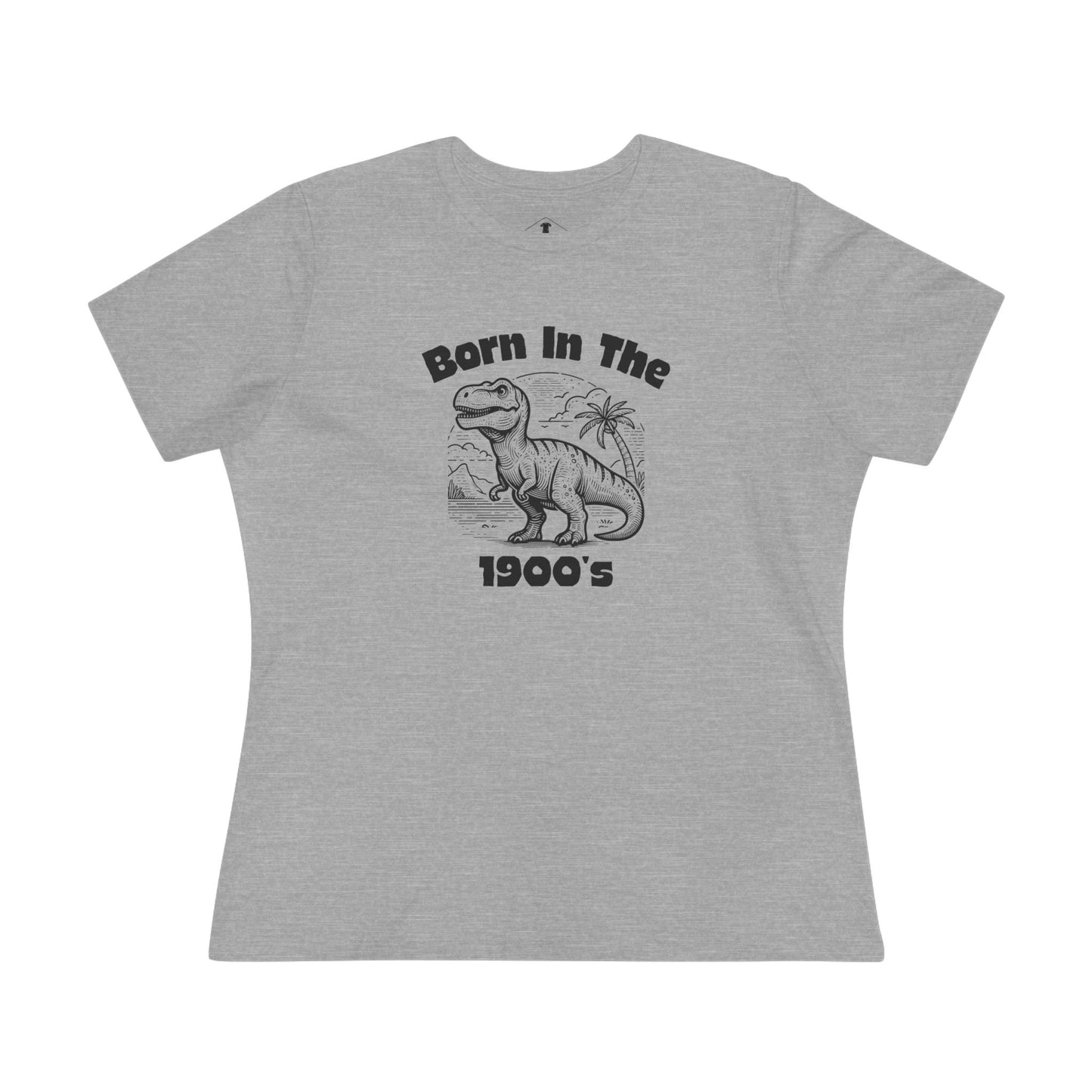 Born In The 1900's Grey Womens T-Shirt