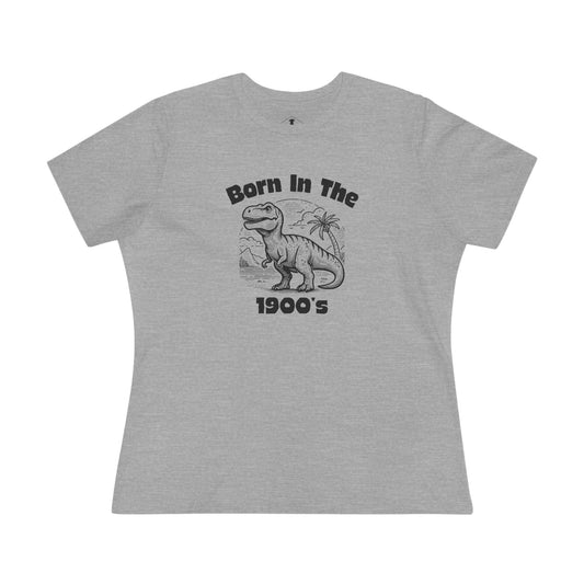 Born In The 1900's Grey Womens T-Shirt