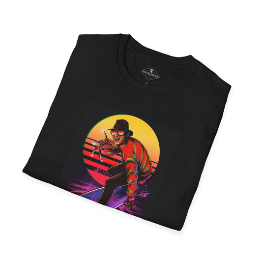 Freddy Born To Shred Halloween Black T-Shirt