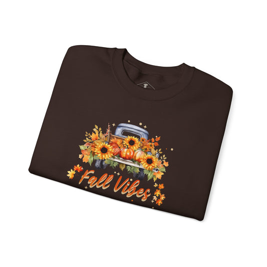Fall Vibes Brown Sweatshirt
