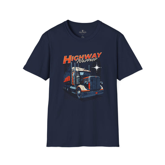 Highway Warrior Navy Blue T-Shirt