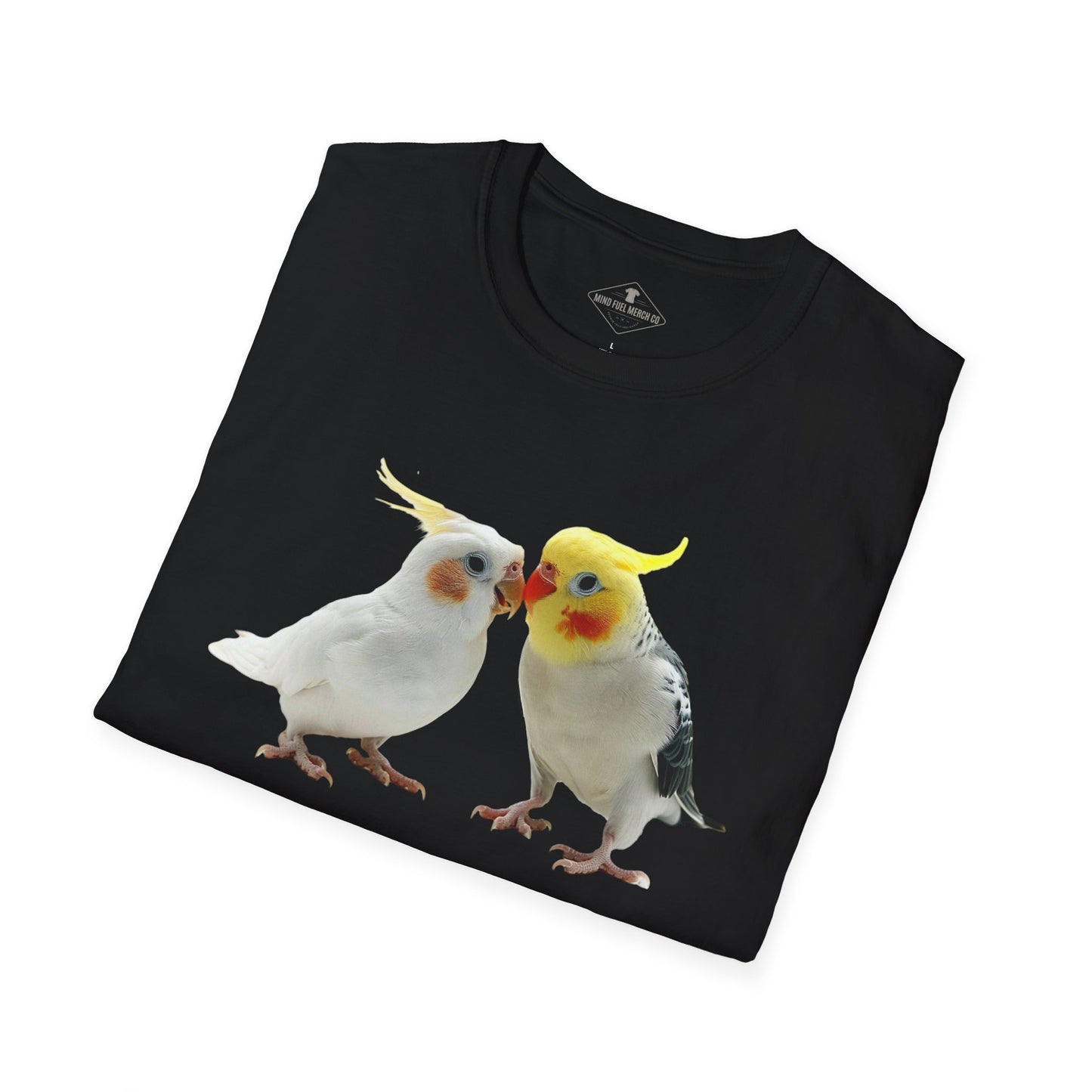Cockatiels Black T-Shirt