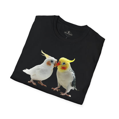 Cockatiels Black T-Shirt