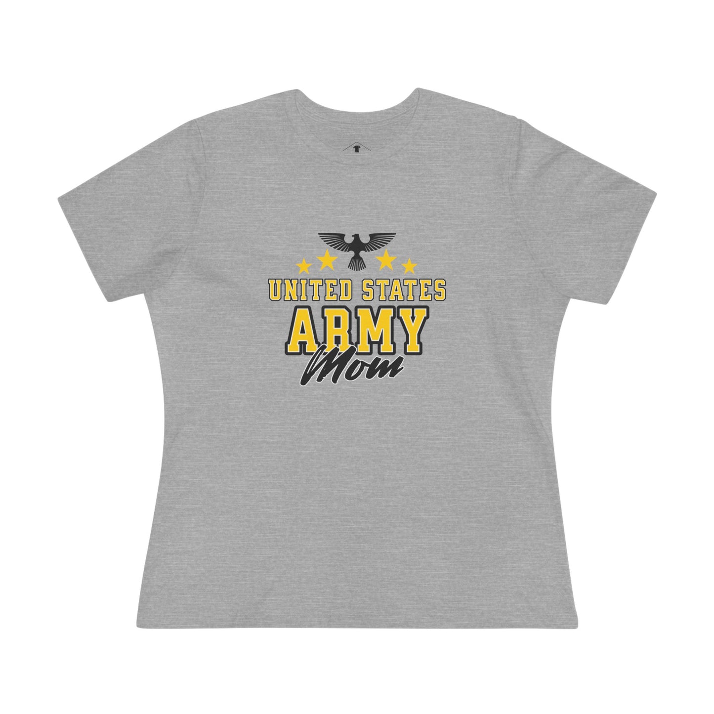 US Army Mom Grey Womens T-Shirt