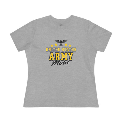 US Army Mom Grey Womens T-Shirt