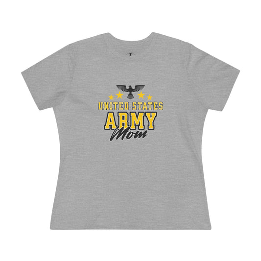 US Army Mom Grey Womens T-Shirt