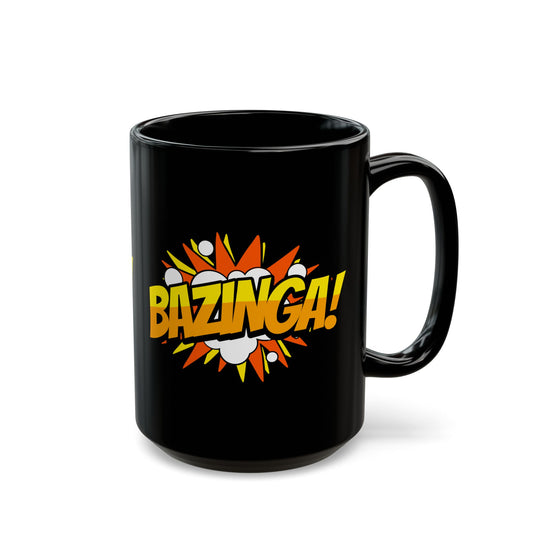 Bazinga Black Mug