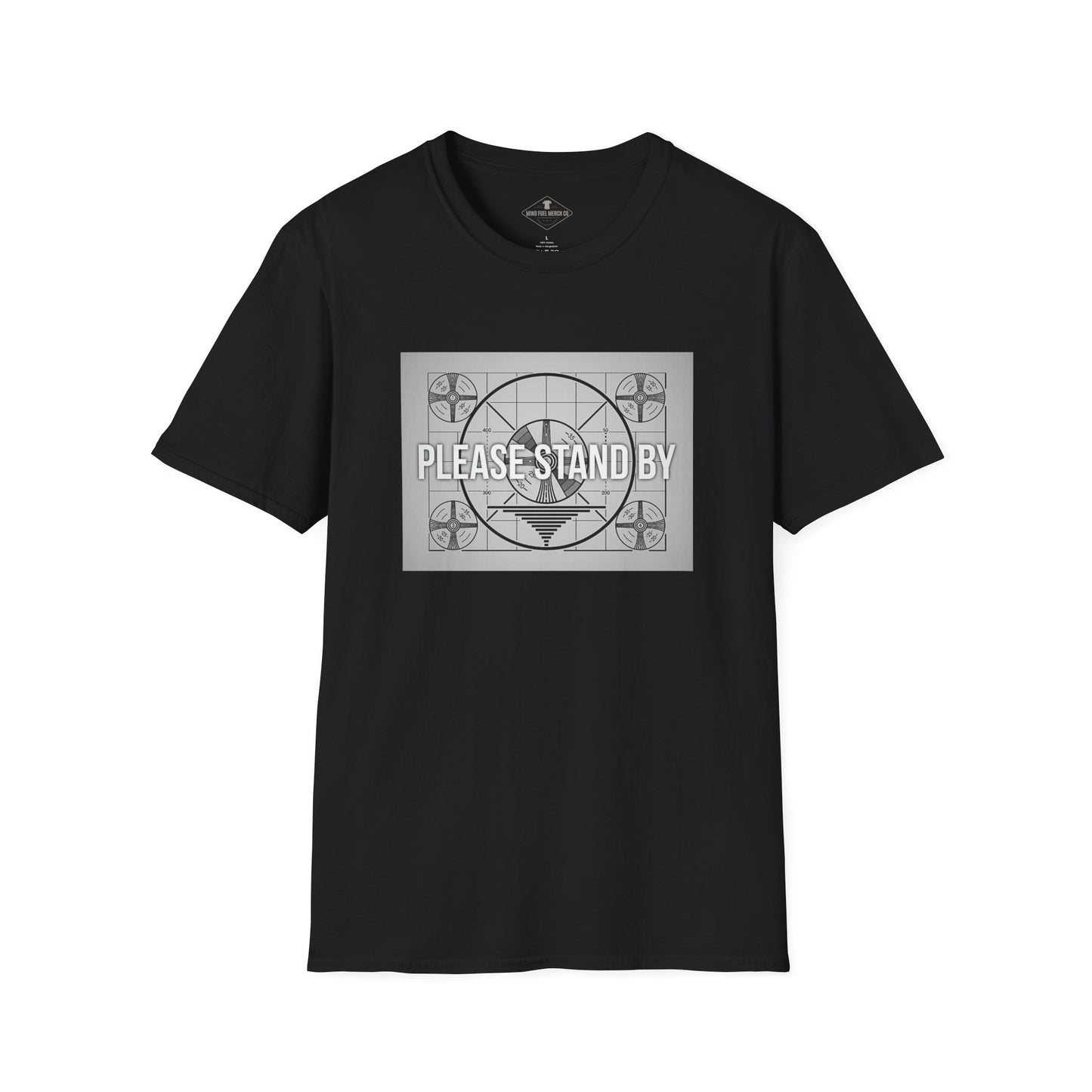 Please Stand By Black T-Shirt