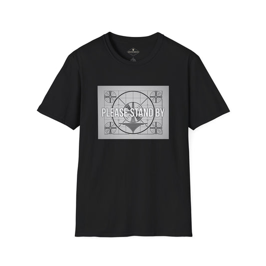 Please Stand By Black T-Shirt