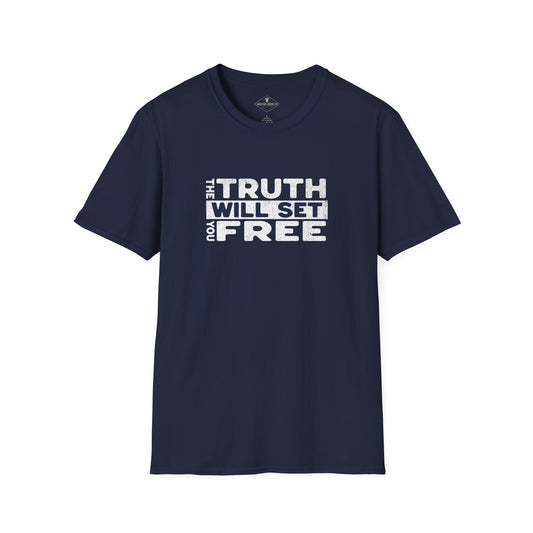 The Truth Will Set You Free Navy Blue T-Shirt