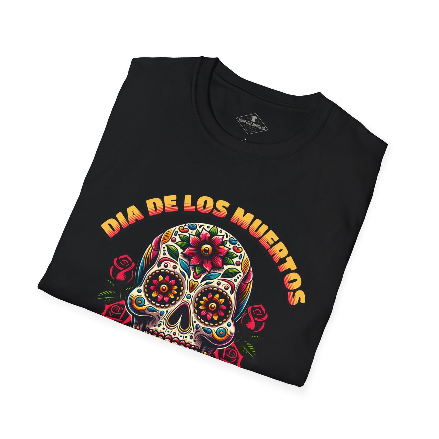 Dia De Los Muertos Black T-Shirt