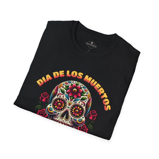Dia De Los Muertos Black T-Shirt
