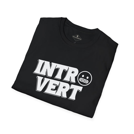 Introvert Black T-Shirt