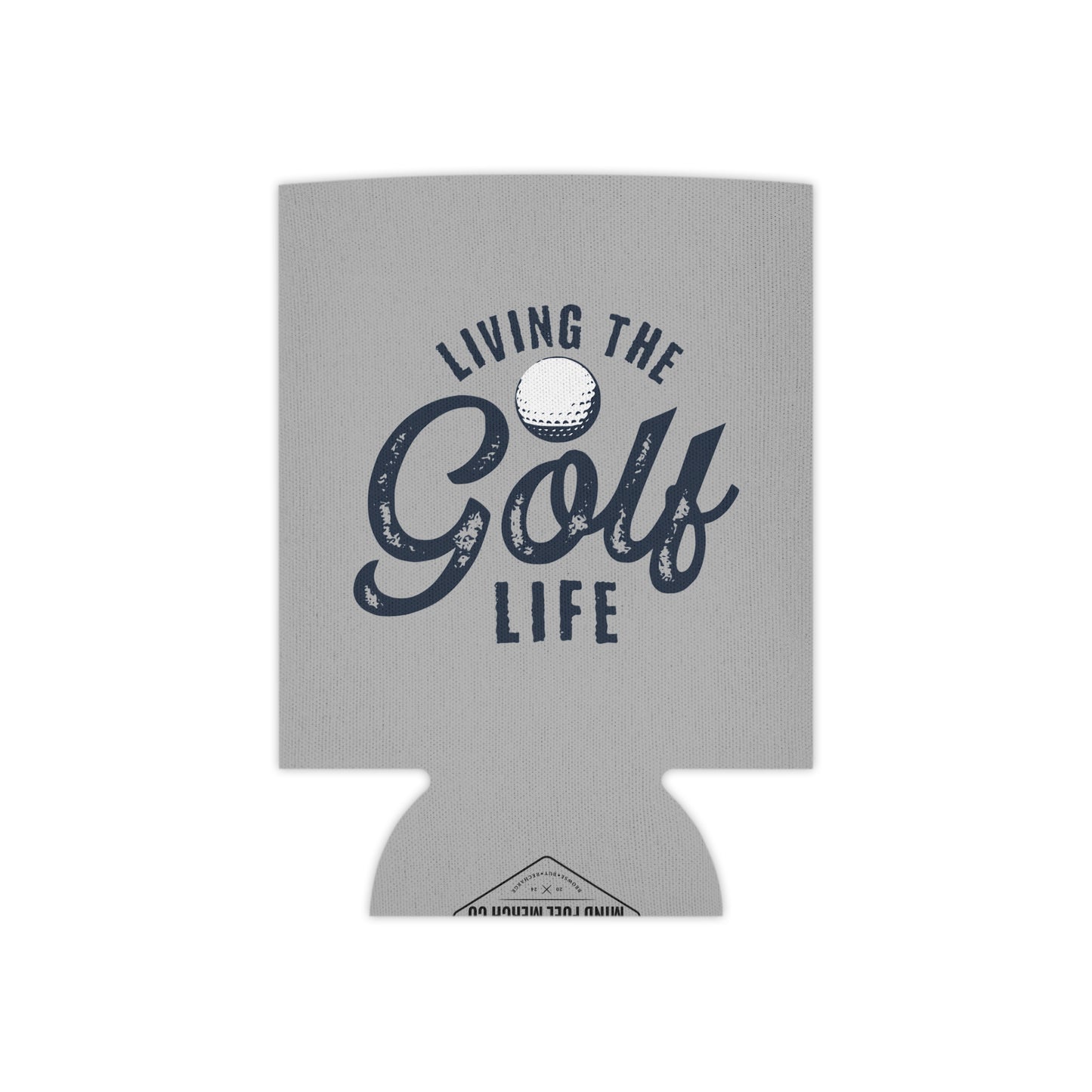 Living The Golf Life Grey Koozie Can Cooler