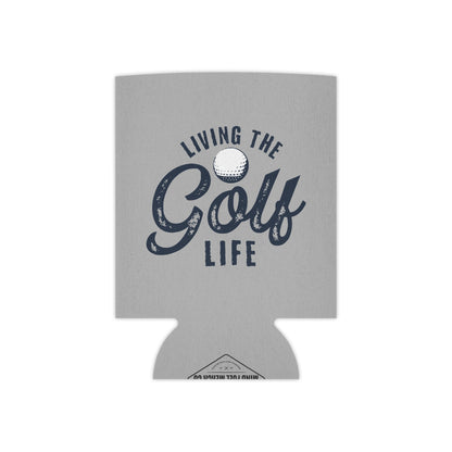 Living The Golf Life Grey Koozie Can Cooler