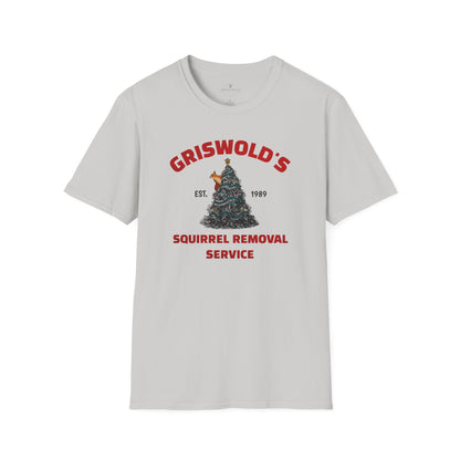 Griswold's Squirrel Removal Silver Grey T-Shirt