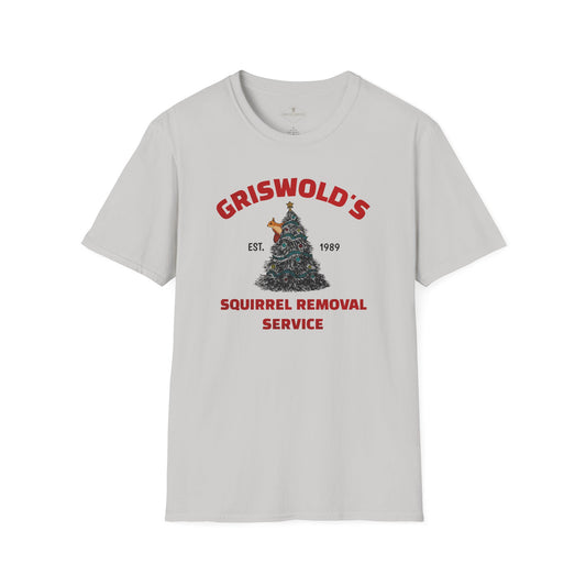 Griswold's Squirrel Removal Silver Grey T-Shirt