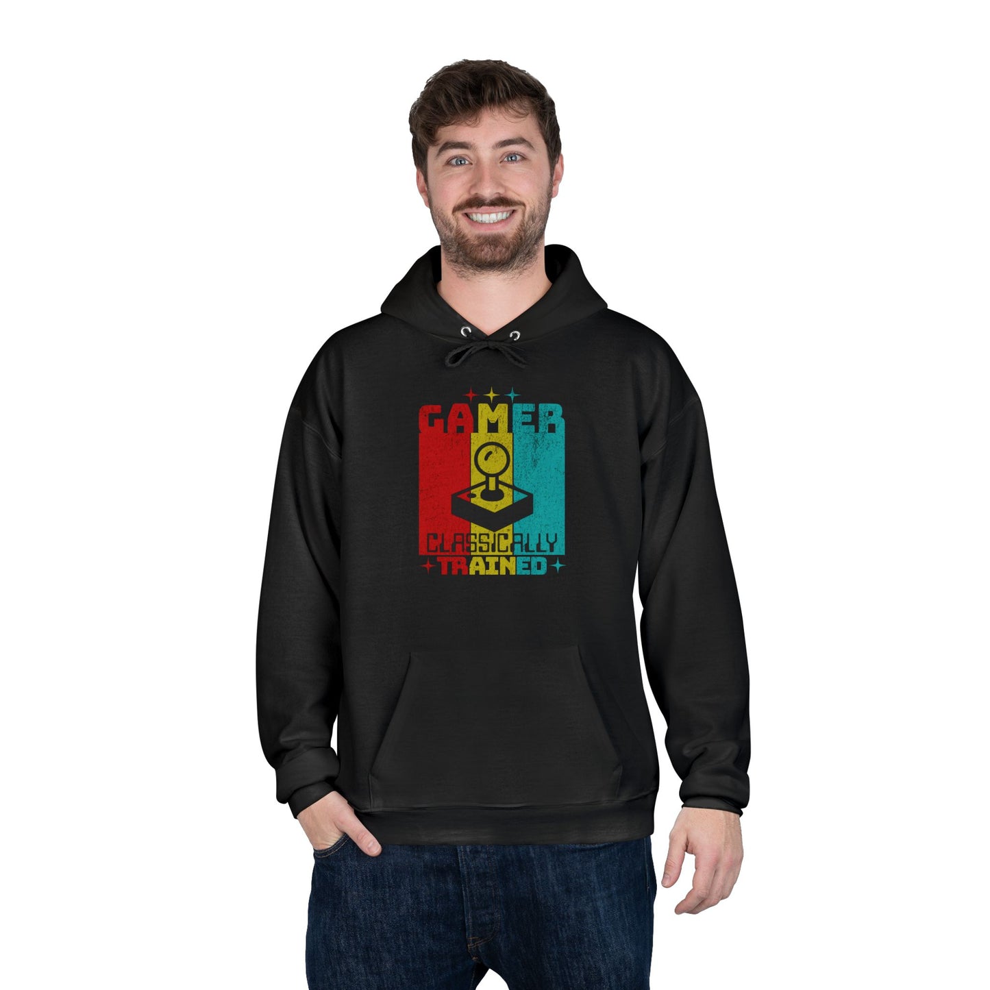 Classically Trained Gamer Black Hoodie