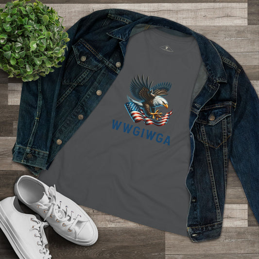 WWG1WGA Charcoal Womens T-Shirt