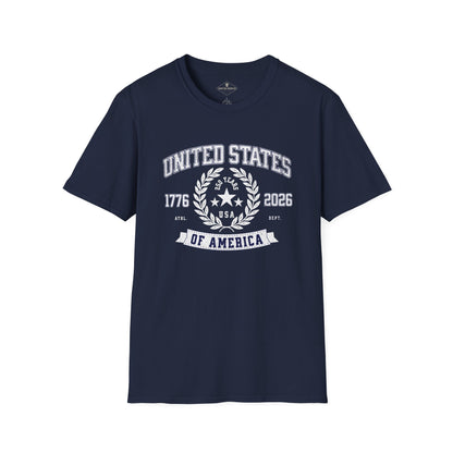 America 250 Athletic Navy Blue T-Shirt