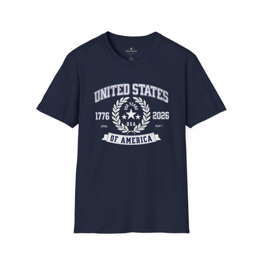America 250 Athletic Navy Blue T-Shirt