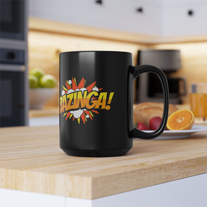 Bazinga Black Mug