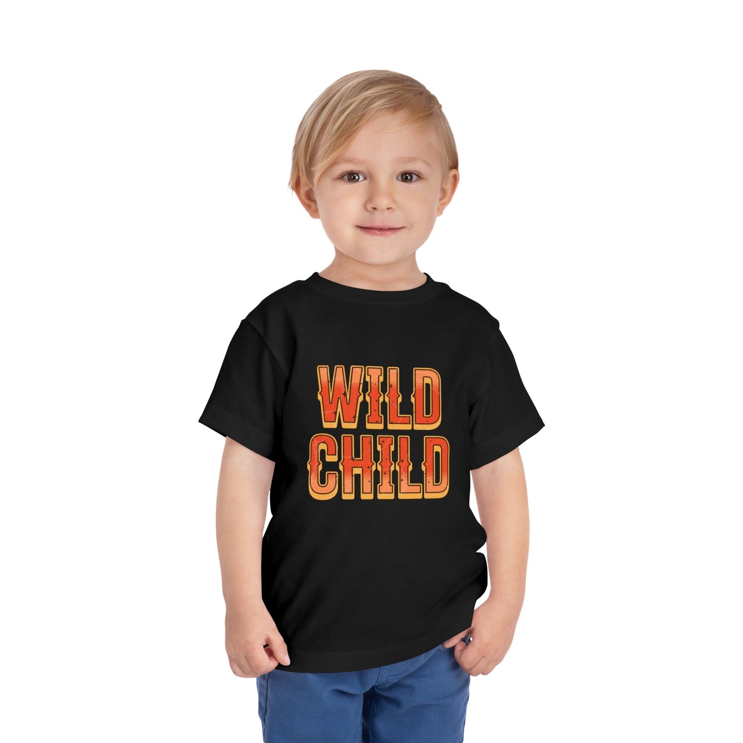 Wild Child Black Toddler T-Shirt