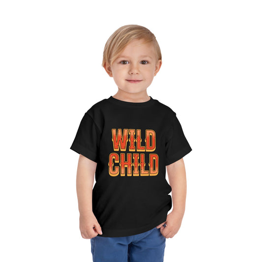 Wild Child Black Toddler T-Shirt