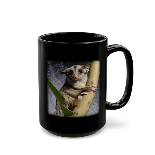 Sugar Glider Black Mug