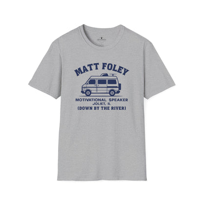Matt Foley Motivational Speaker Grey T-Shirt