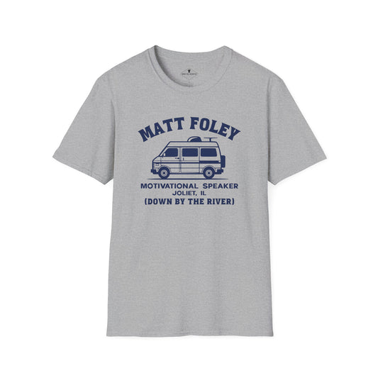Matt Foley Motivational Speaker Grey T-Shirt