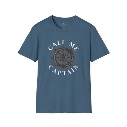 Call Me Captain Indigo Blue T-Shirt