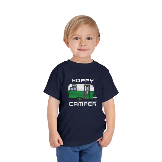 Happy Camper Navy Toddler T-Shirt