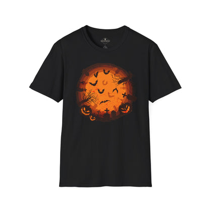 Halloween Bats Black T-Shirt