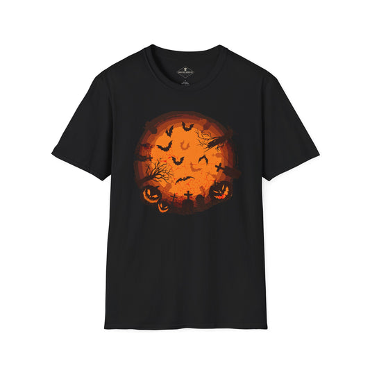 Halloween Bats Black T-Shirt