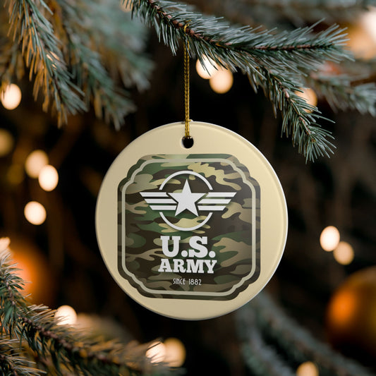 US Army Christmas Tree Ornament