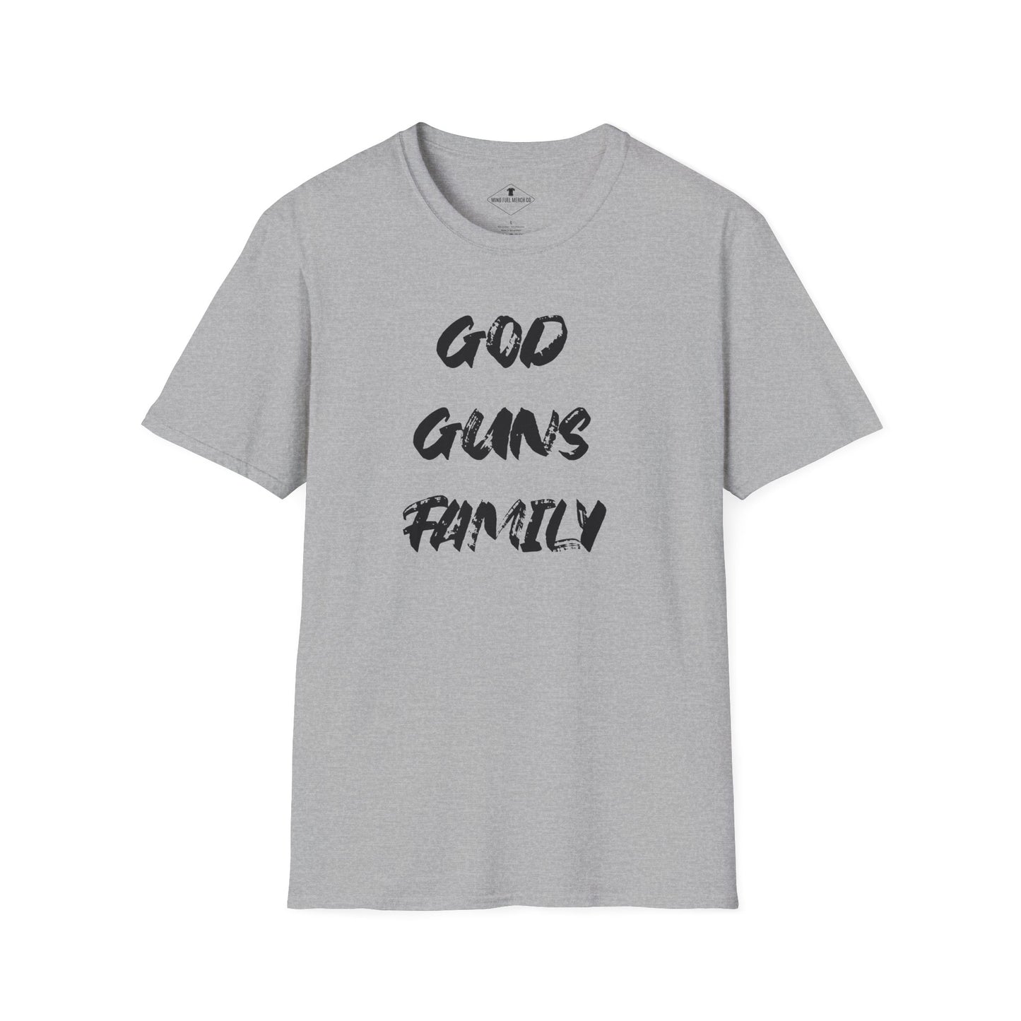 God Guns Family Grey T-Shirt
