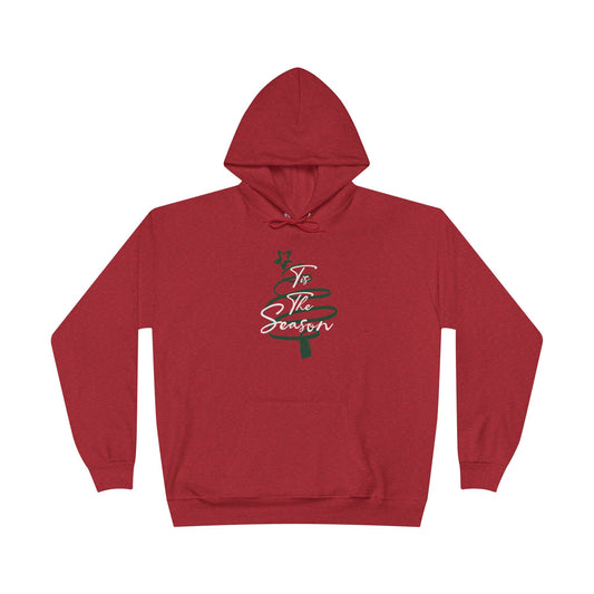 Tis The Season Spiral Tree Red Hoodie