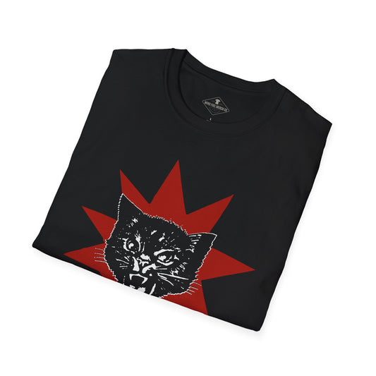 Black Cat Black T-Shirt