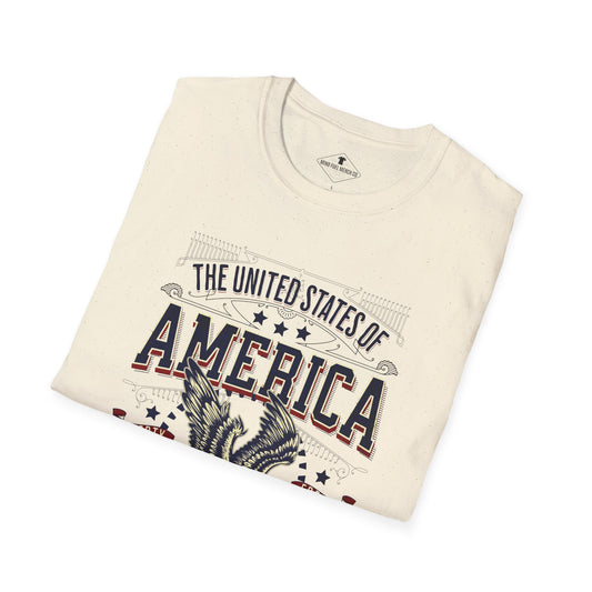 United States of America Eagle Natural T-Shirt