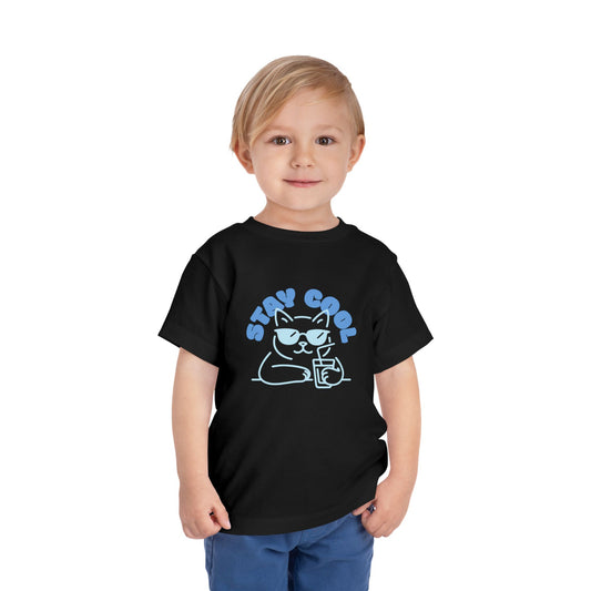 Stay Cool Black Toddler T-Shirt